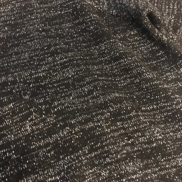 Black Off-the-Shoulder Sweater, Large - Picture 2 of 3